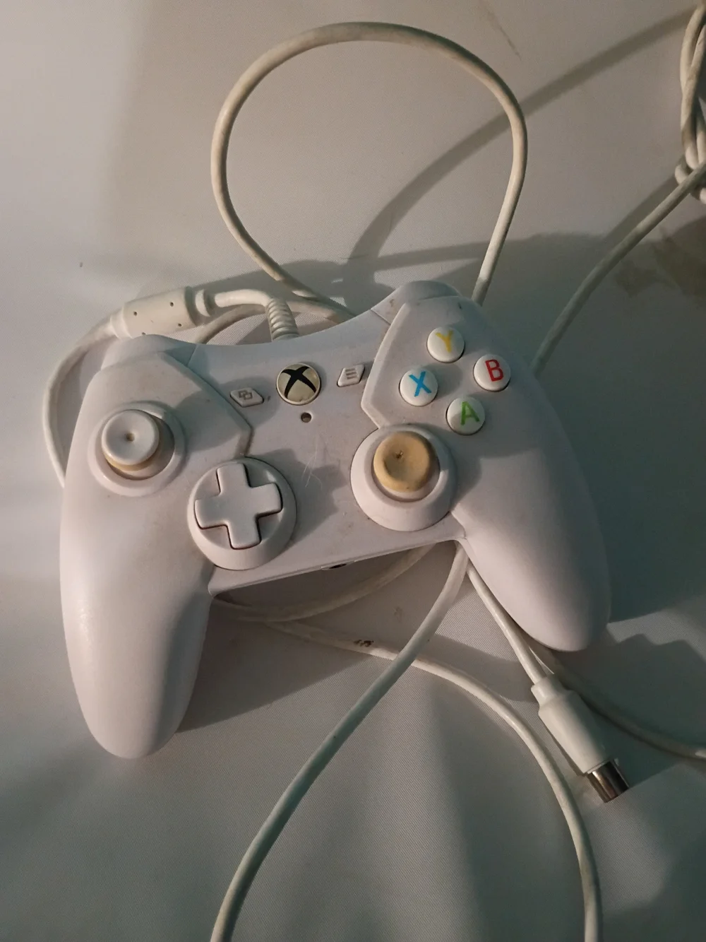 White Power A  Wired Game Controller